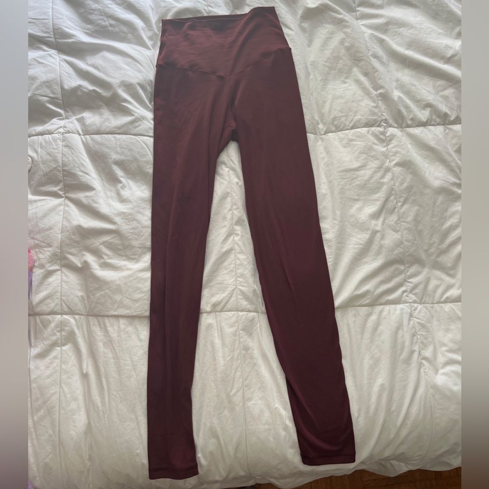 OFFLINE By Aerie Goals High Waisted Legging size xs burgundy